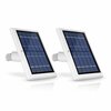 Wasserstein Solar Panel, 2 W, 6V, Cable Connector ArloUltraSolarWht2pkUS